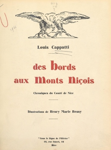 Des bords aux monts niçois. Chroniques du comté de Nice