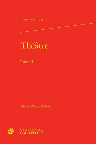 Théâtre. Tome 1
