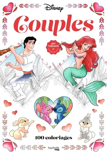 Couples Disney. 100 coloriages