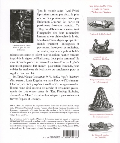 A la table de l'Ami Fritz. Recettes populaires d'Alsace et de Lorraine dans l'oeuvre d'Erckmann-Chatrian