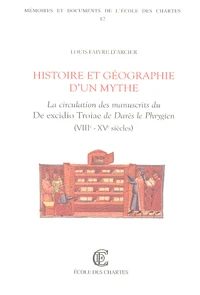 Histoire et géographie d'un mythe