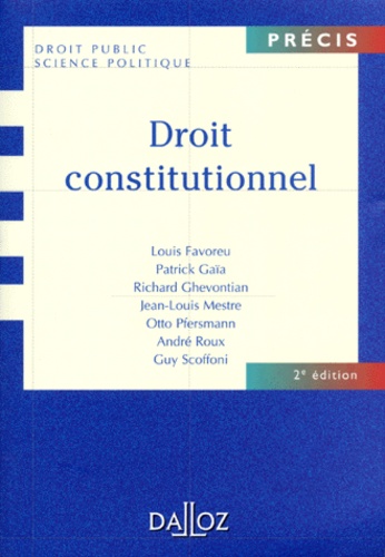 Droit constitutionnel 2e édition
