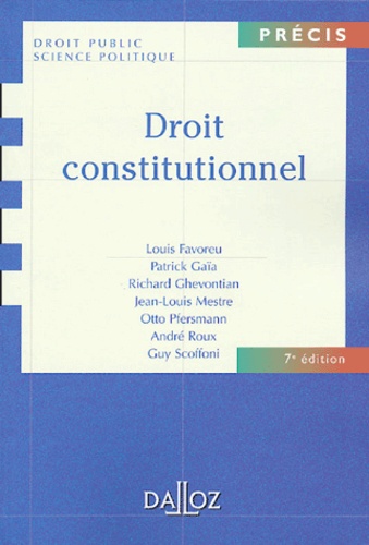 Droit constitutionnel 7e édition