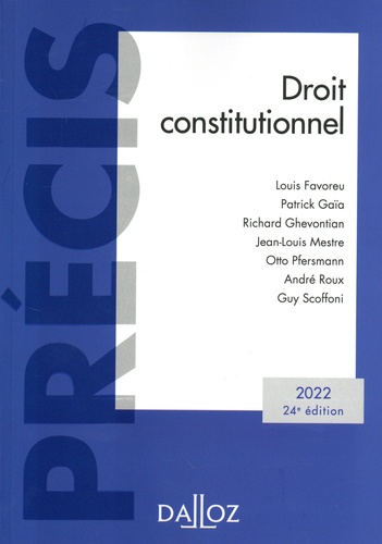 Droit constitutionnel  Edition 2022