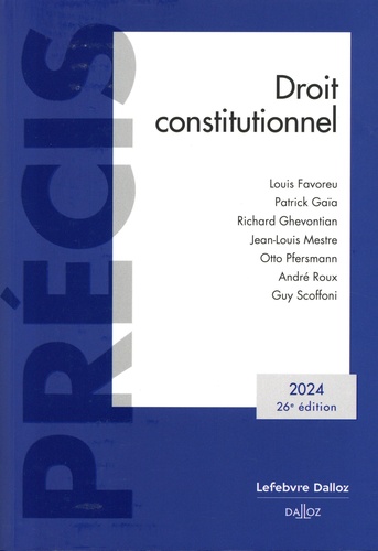 Droit constitutionnel  Edition 2024
