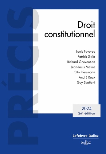 Droit constitutionnel  Edition 2024