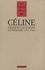 Cahiers Céline N°  2 Céline et l'actualité littéraire. 1957-1961