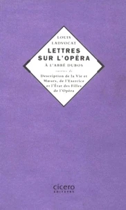 Lettres sur l'opéra de l'abbé Dubos