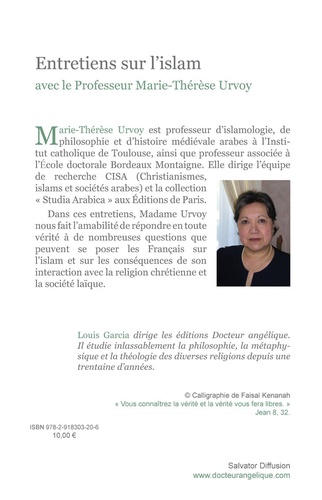 Entretiens sur l'islam avec le Professeur Marie-Thérèse Urvoy