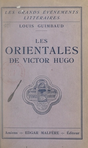 Les orientales de Victor Hugo
