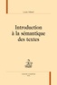 Louis Hébert - Introduction à la sémantique des textes.