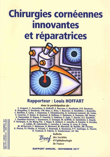Louis Hoffart - Chirurgies cornéennes innovantes et réparatices.