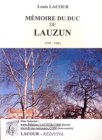 Mémoires du duc de Lauzun (1747-1783)