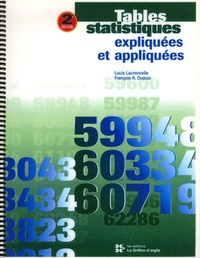 Louis Laurencelle et François-A. Dupuis - Tables statistiques expliquées et appliquées.