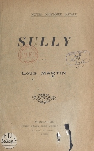 Sully. Notes d'histoire locale