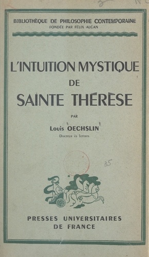 L'intuition mystique de Sainte Thérèse