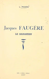 Jacques Faugère, le Saharien