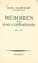 Mémoires d'un non-conformiste. 1886-1966