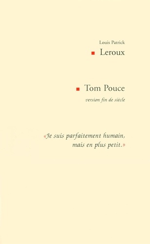 Tom Pouce. Version fin de siècle