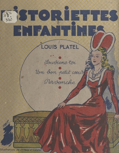 Louis Platel et D. Collot - Historiettes enfantines - Souviens-toi, un bon petit cœur, pervenche.