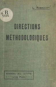 Directions méthodologiques