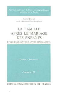 La famille après le mariage des enfants