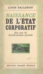Naissance de l'état corporatif