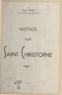 Louis Sardin - Notice sur saint Christophe.