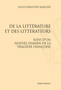De la littérature et des littérateurs
