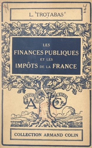 Les finances publiques et les impôts de la France