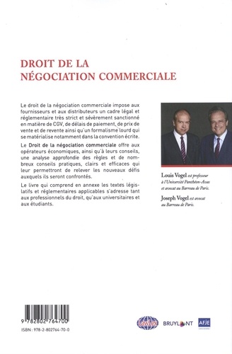 Droit de la négociation commerciale 3e édition