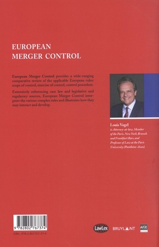 European Merger Control 2nd edition