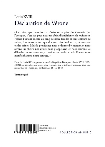 Déclaration de Vérone