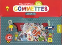 Ma pochette de 100 gommettes Les robots