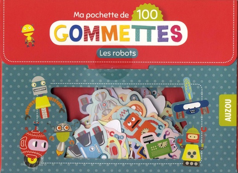 Ma pochette de 100 gommettes Les robots