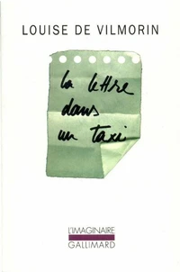 la lettre dans un taxi