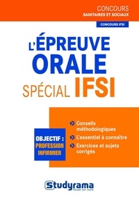 Louise Desfonds - L'épreuve orale spécial IFSI.
