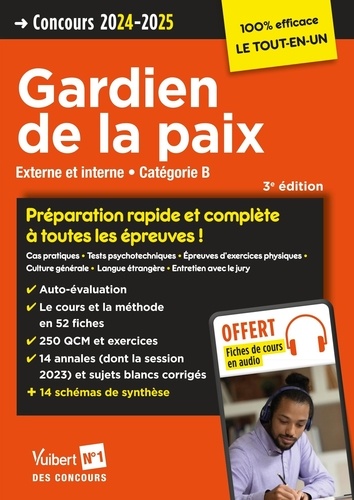 Concours Gardien de la paix. Externe et interne  Edition 2024-2025