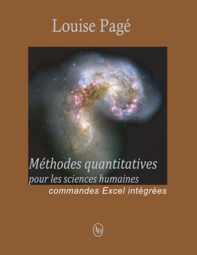 Louise Pagé - Méthodes quantitatives pour les sciences humaines avec Excel intégré.