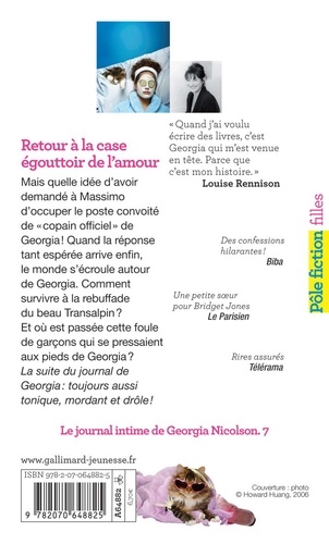 Le journal intime de Georgia Nicolson Tome 7 Retour à la case égouttoir de l'amour