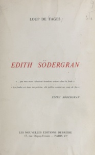 Loup de Fages - Edith Södergran.