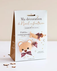 Pochette Ma décoration de Noël en feutrine : Duo Fideles compagnons