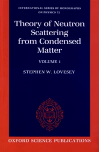 Theory of Neutron Scattering from Condensed Matter