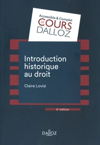 Introduction historique au droit