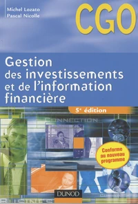 Gestion des investissements et de l'information financière