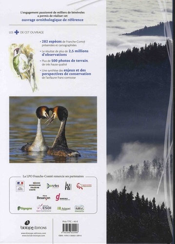 Oiseaux de Franche-Comté. Répartition, tendances et conservation