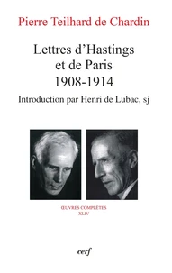 Lettres d'Hastings et de Paris (1908-1914)