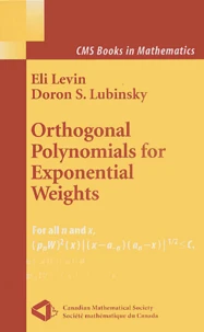 Orthogonal Polynomials for Exponential Weights