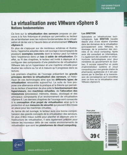 La virtualisation avec VMware vSphere 8. Notions fondamentales