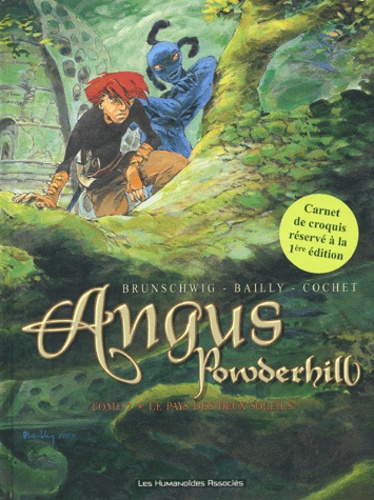 Luc Brunschwig et  Bailly - Angus Powderhill Tome 2 : Le pays des deux soleils.